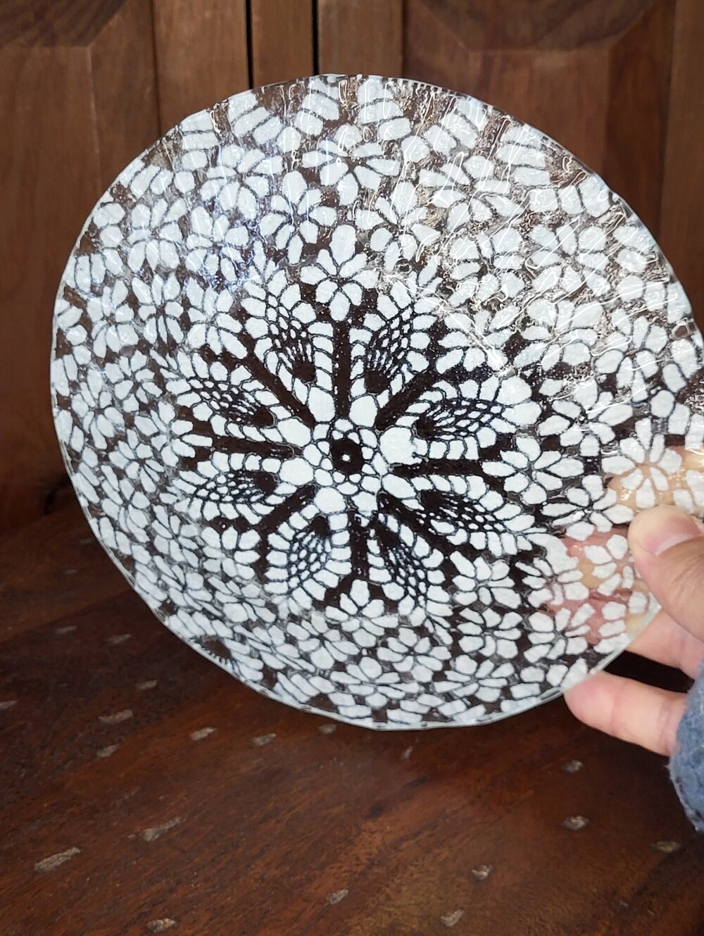 Sydenstricker fused glass plate - Picture 10 of 12